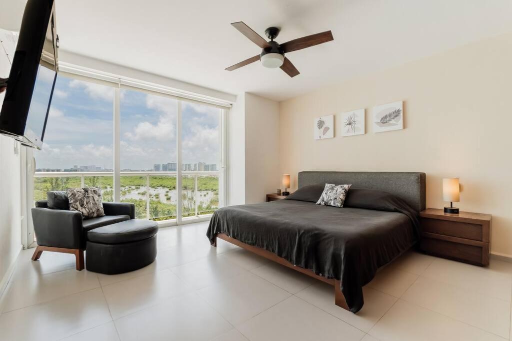 Reef Beachfront 3Bdr Apartment By Casa Paraiso Cancun Luaran gambar