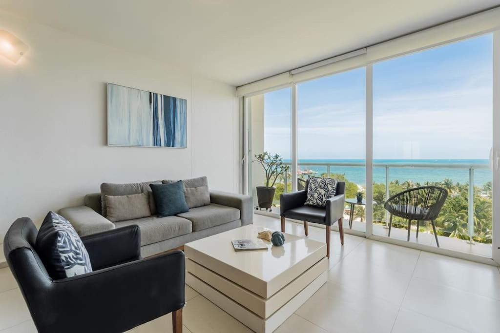 Reef Beachfront 3Bdr Apartment By Casa Paraiso Cancun Luaran gambar