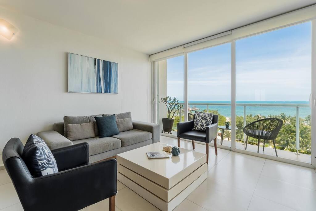 Reef Beachfront 3Bdr Apartment By Casa Paraiso Cancun Luaran gambar